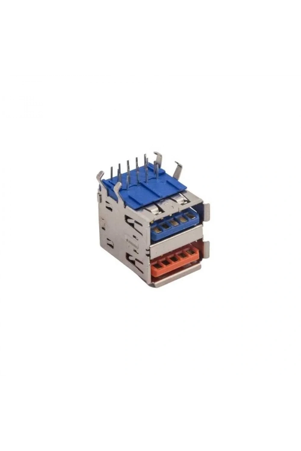2 Port USB-A 3.0 Dişi Konnektör PCB Tipi
