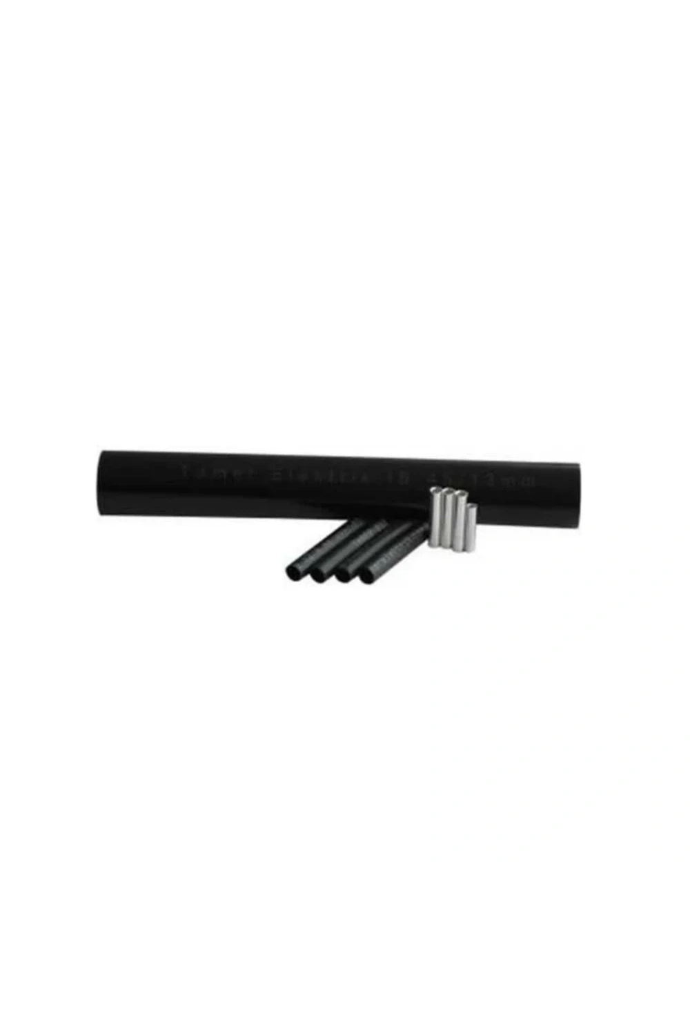 2 x 6 mm²/2 x 10 mm² Kesitlere Uyumlu Isı Büzüşmeli Bakır İletkenli Ek Muflar 1 Adet Siyah