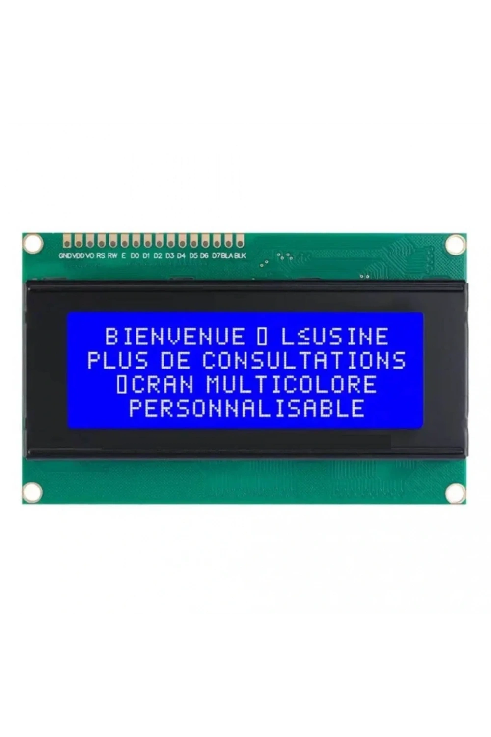 2004A LCD Display Mavi 4x20 Karakter LCD Ekran