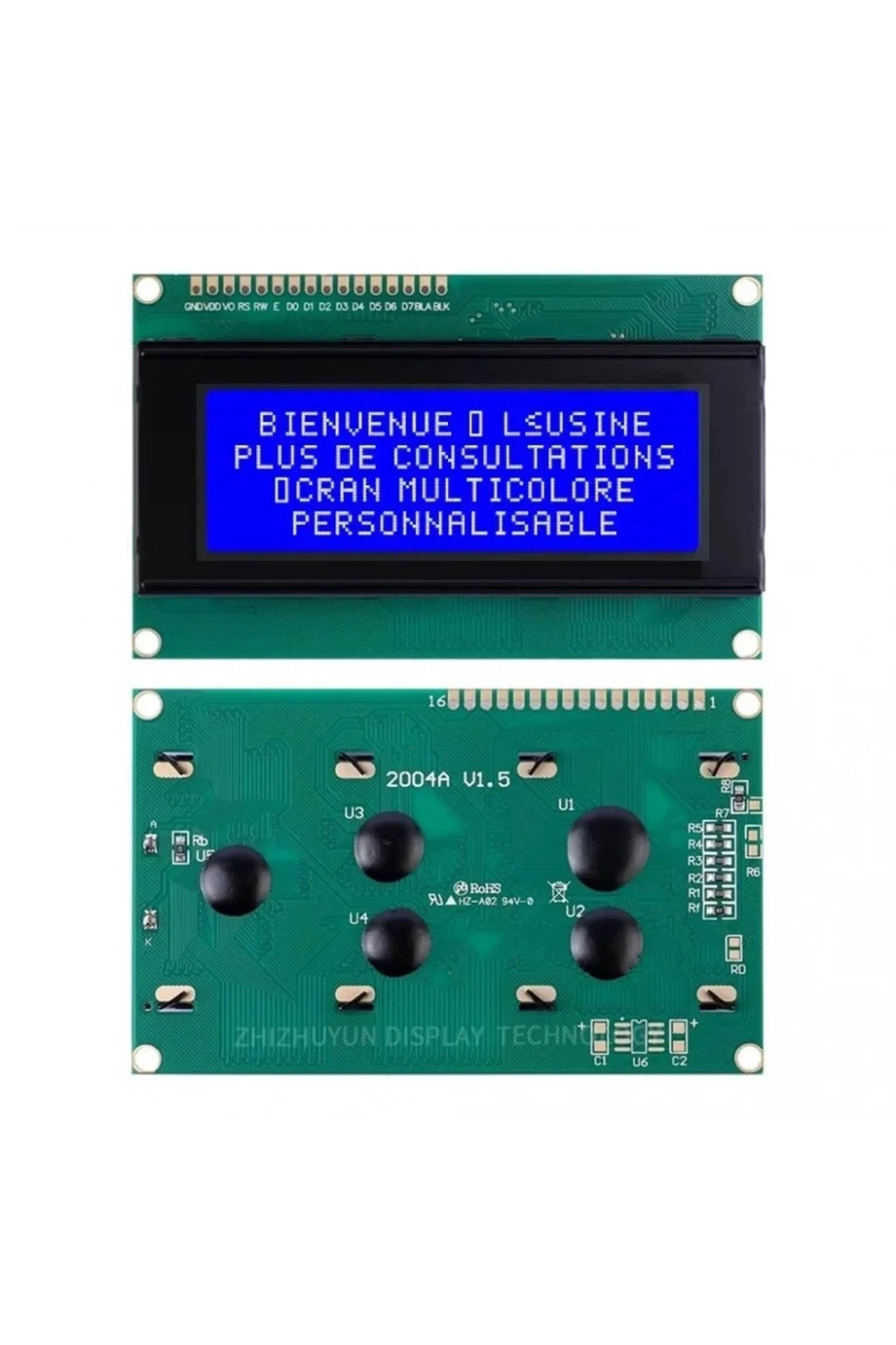 2004A LCD Display Mavi 4x20 Karakter LCD Ekran