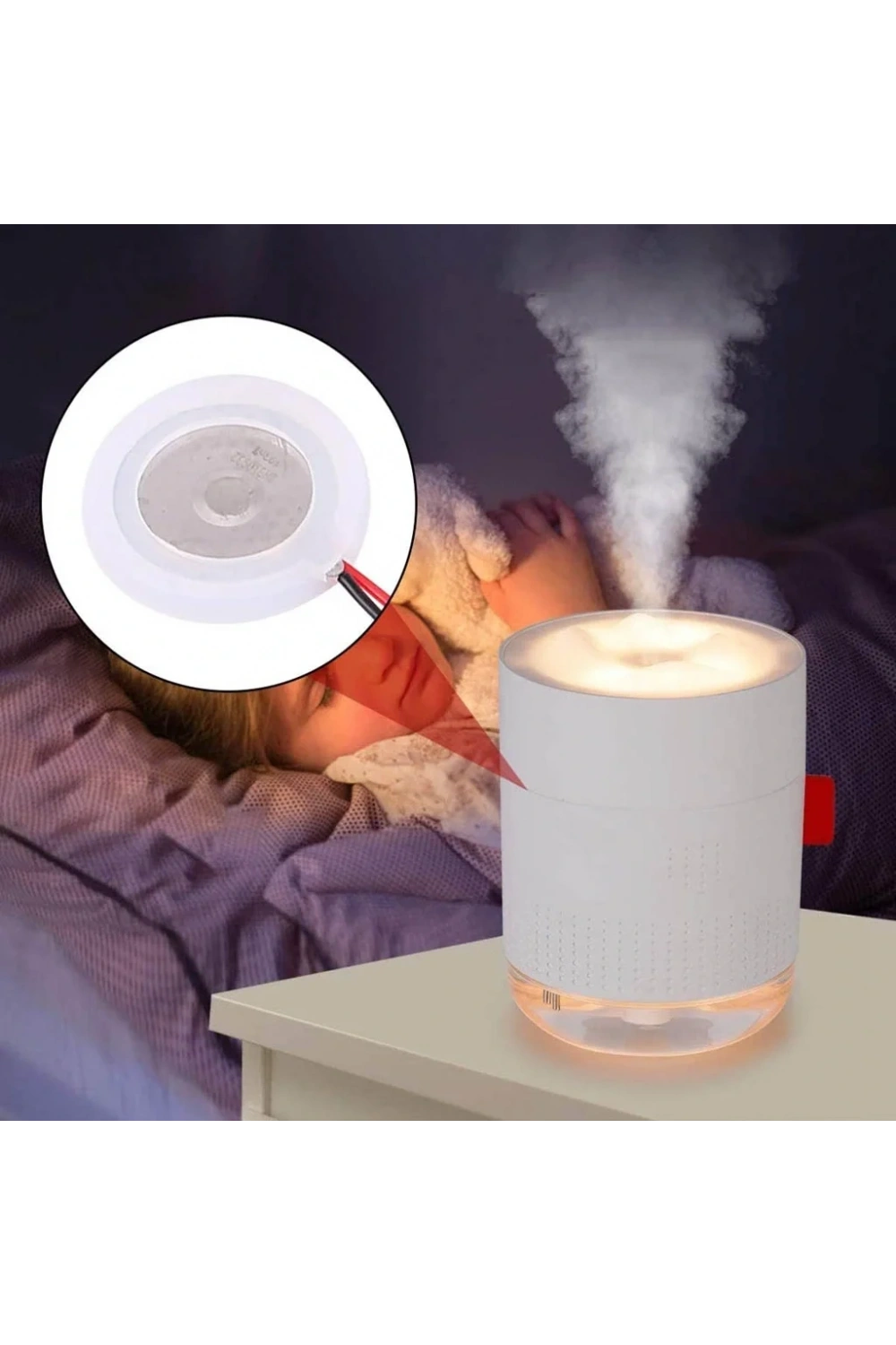 20mm Ultrasonik Sis Buhar Yapıcı Piezo Sensör Kablolu