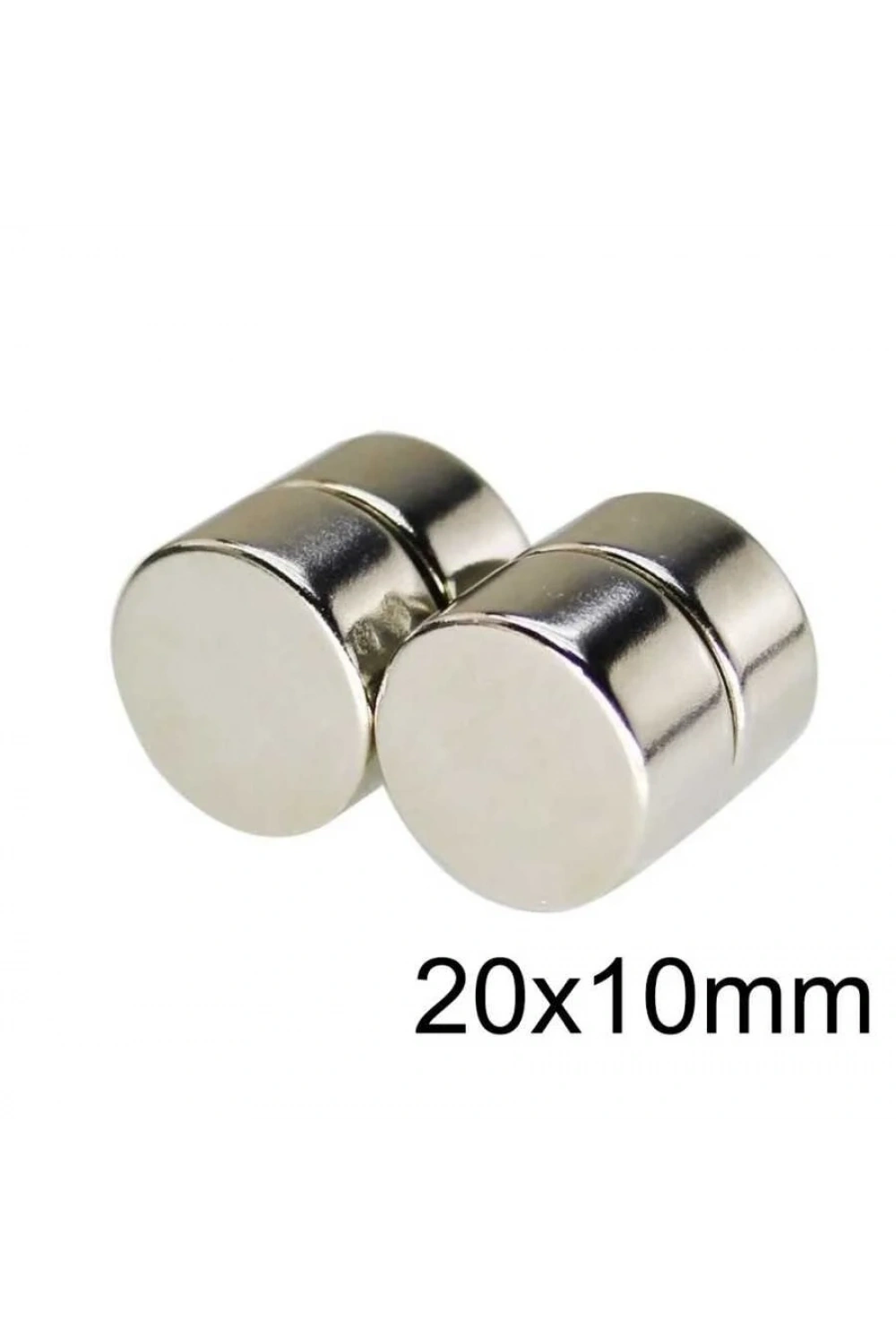 20X10mm Neodyum Güçlü Mıknatıs - Neodim Magnet