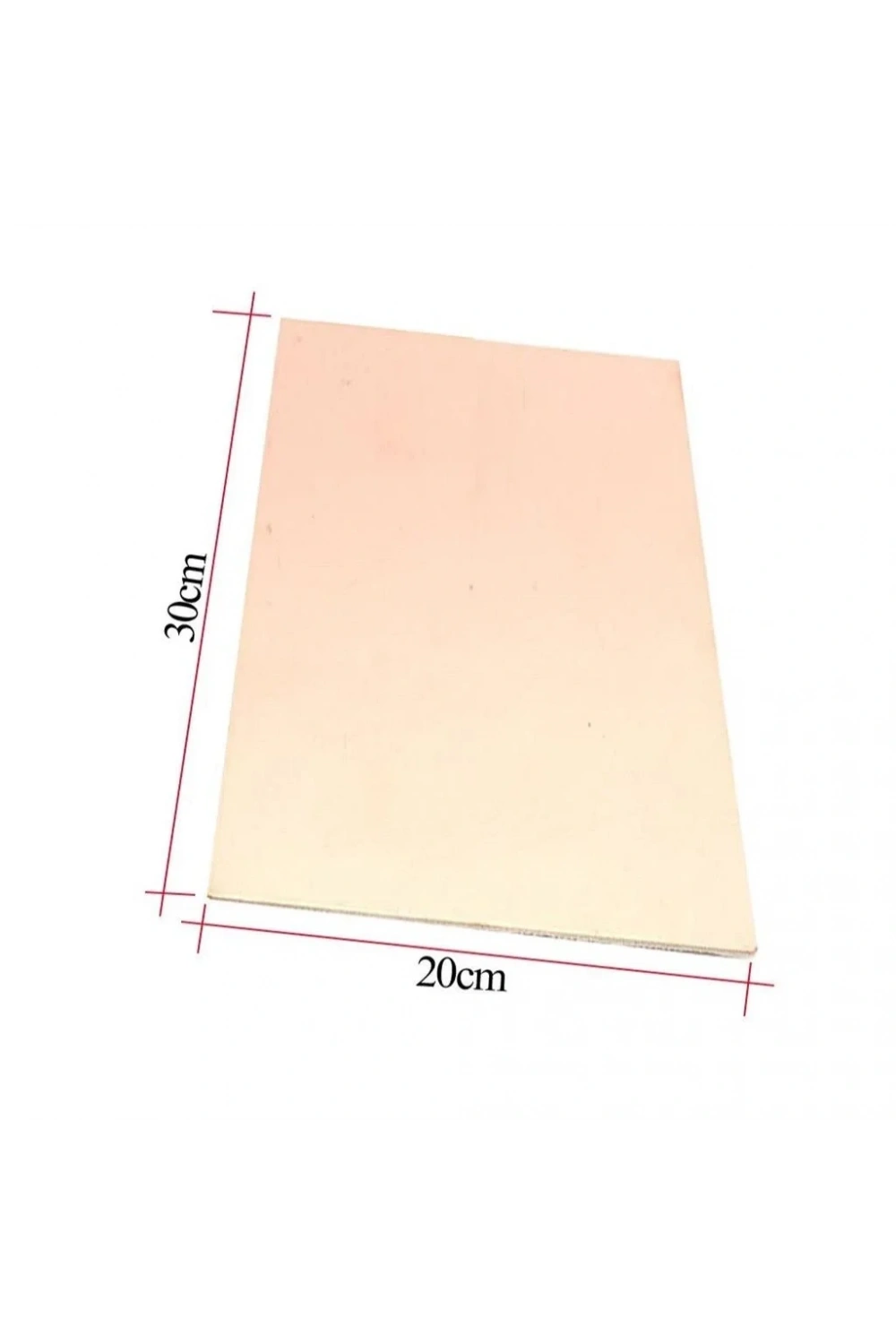 20x30 Bakır Plaket 200x300mm