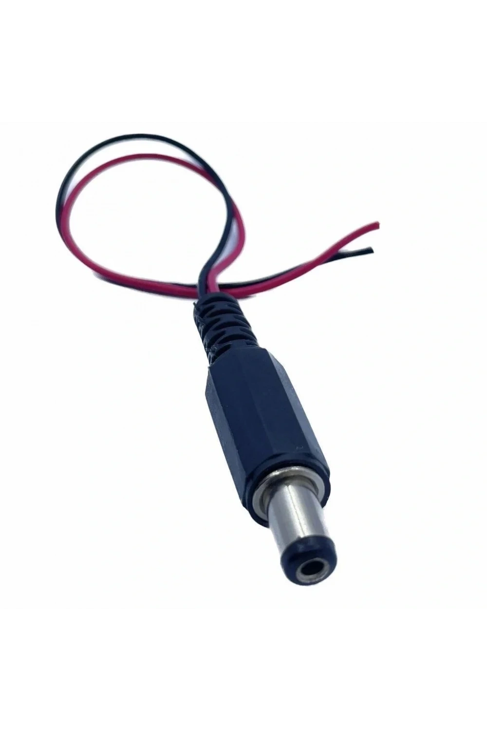 2.1mm Kablolu Erkek Jak - Jack Adaptör Fiş 15 cm 1 Adet