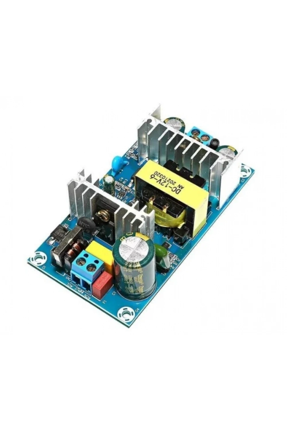220V/AC - 12V/DC 6A Güç Kaynağı Kartı