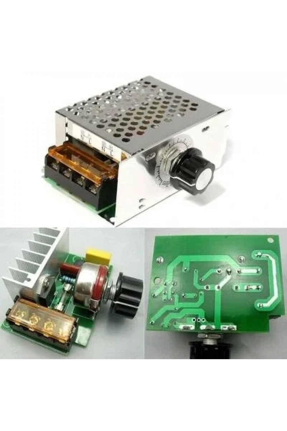 220V Ac Voltaj Regülatörü - 4000W Motor Hız Kontrol Devresi