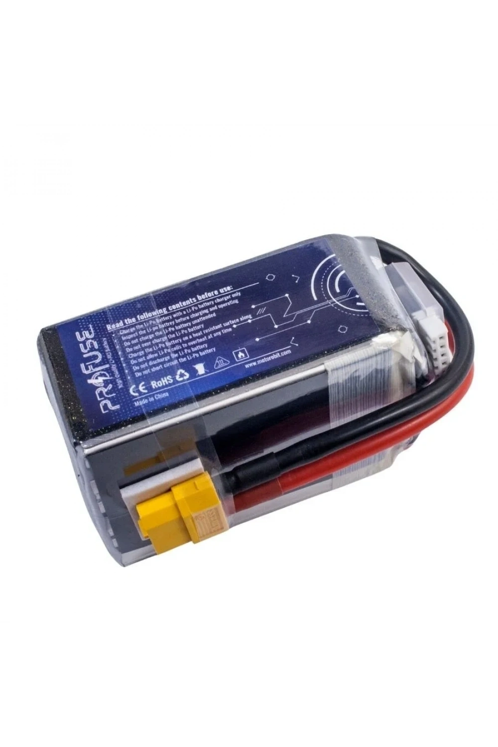 22.2V 6S 1300mAh 100C Lipo Batarya