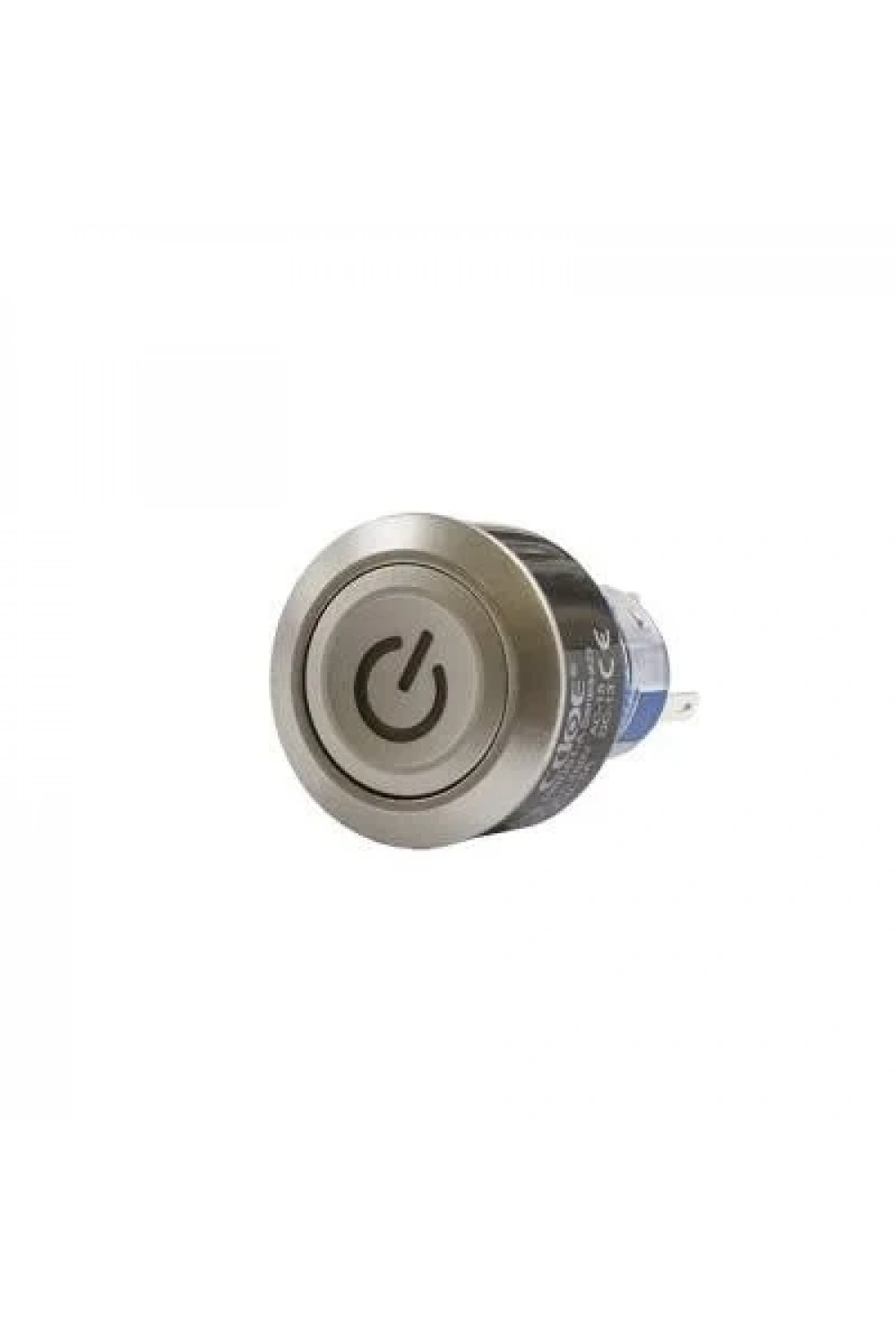 22mm 24V Sarı Power Simgeli Anahtarlı Buton