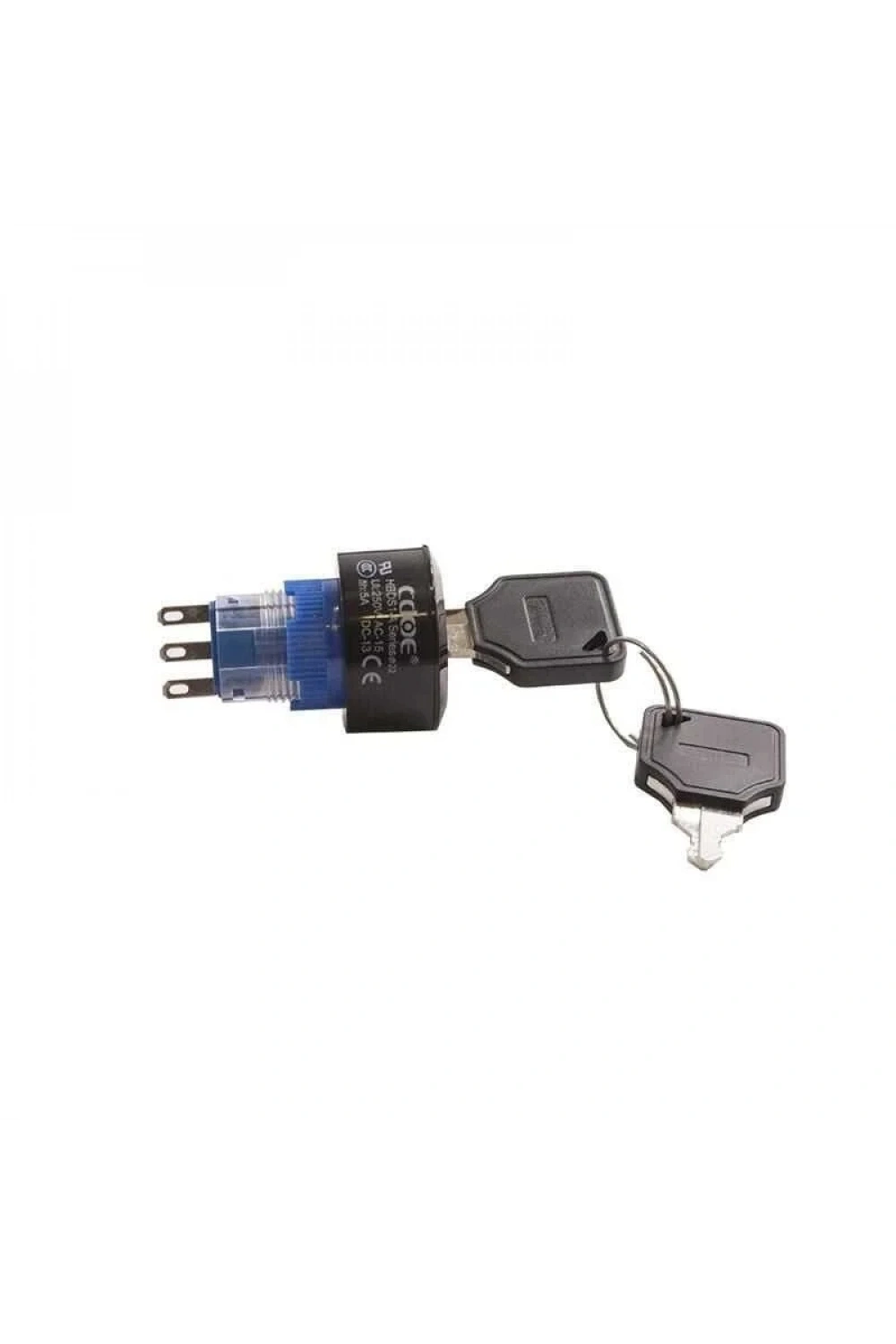 22mm Anahtarlı Anahtarlı Mandal Buton 0-1 CD-APY-11Y/21