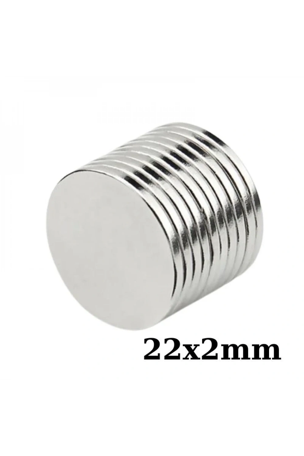 22x2mm Neodyum Güçlü Mıknatıs - Neodim Magnet