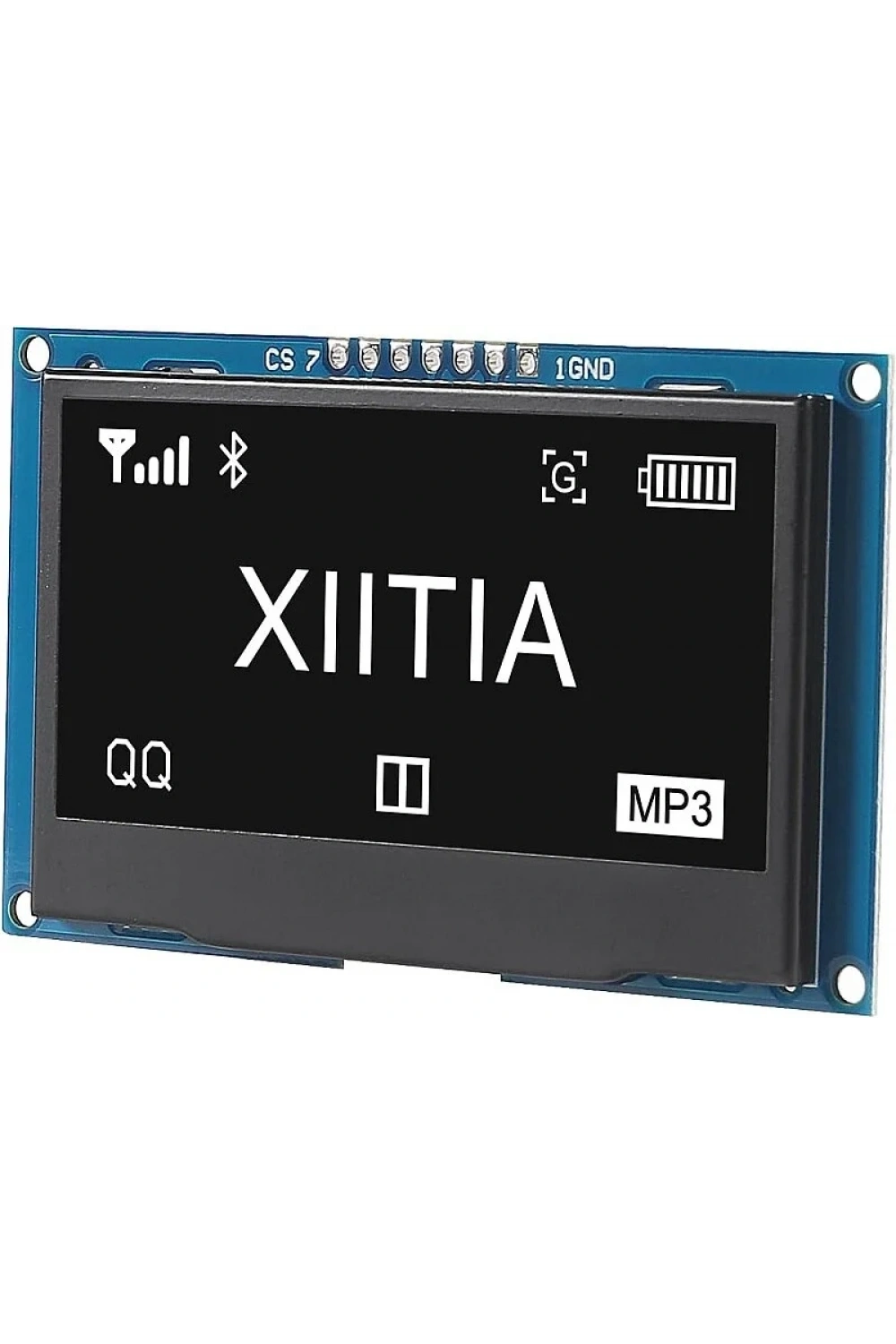 2.42 İnç VER 4.1 128x64 SSD1309 7 Pinli SPI/I2C OLED LCD Ekran Modülü