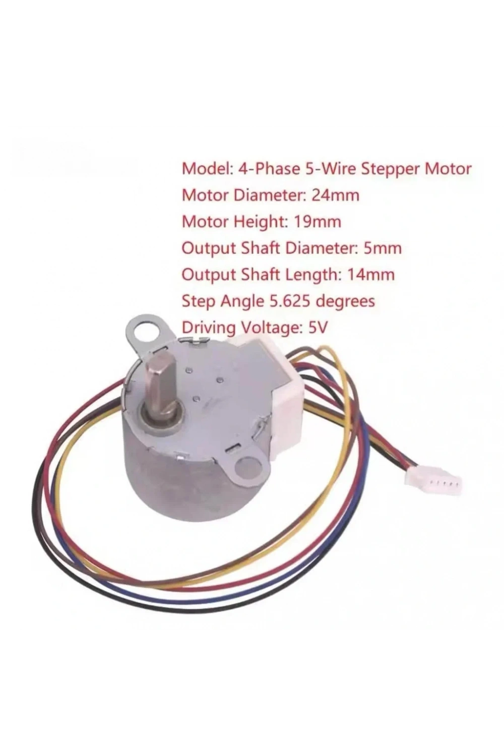 24BYJ48 5V Redüktörlü Step Motor