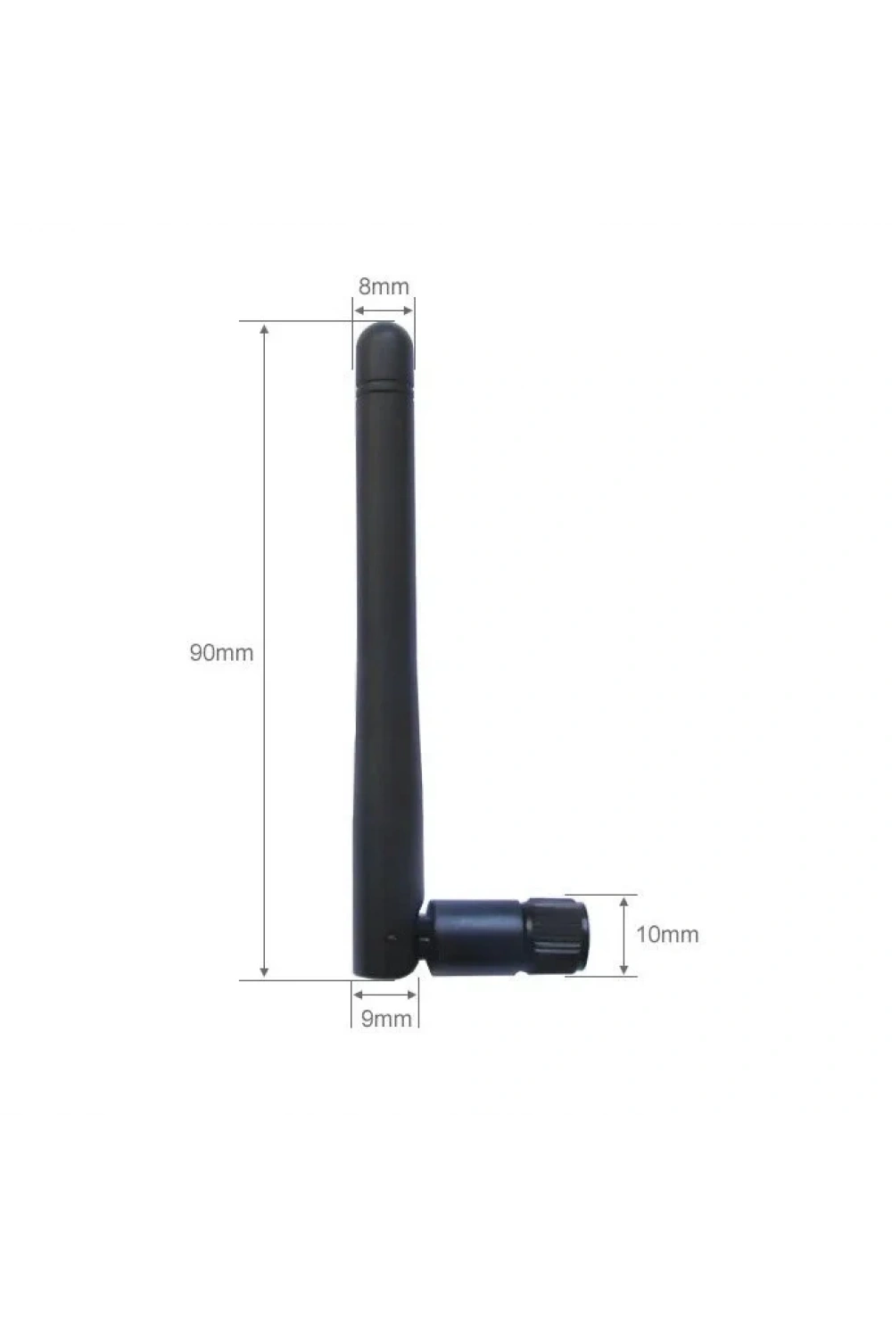 2.4G 2DB WIFI 110mm 90 Derece Ayarlanabilir SMA Erkek Anten