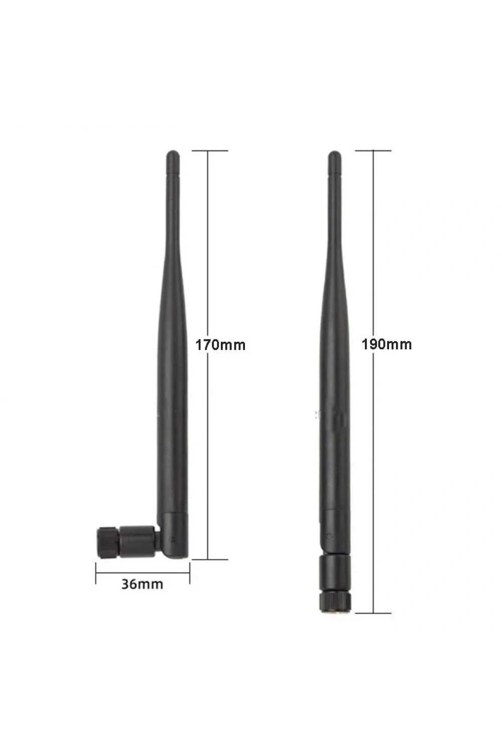 2.4G 5DB WIFI 190mm 90 Derece Ayarlanabilir SMA Erkek Anten