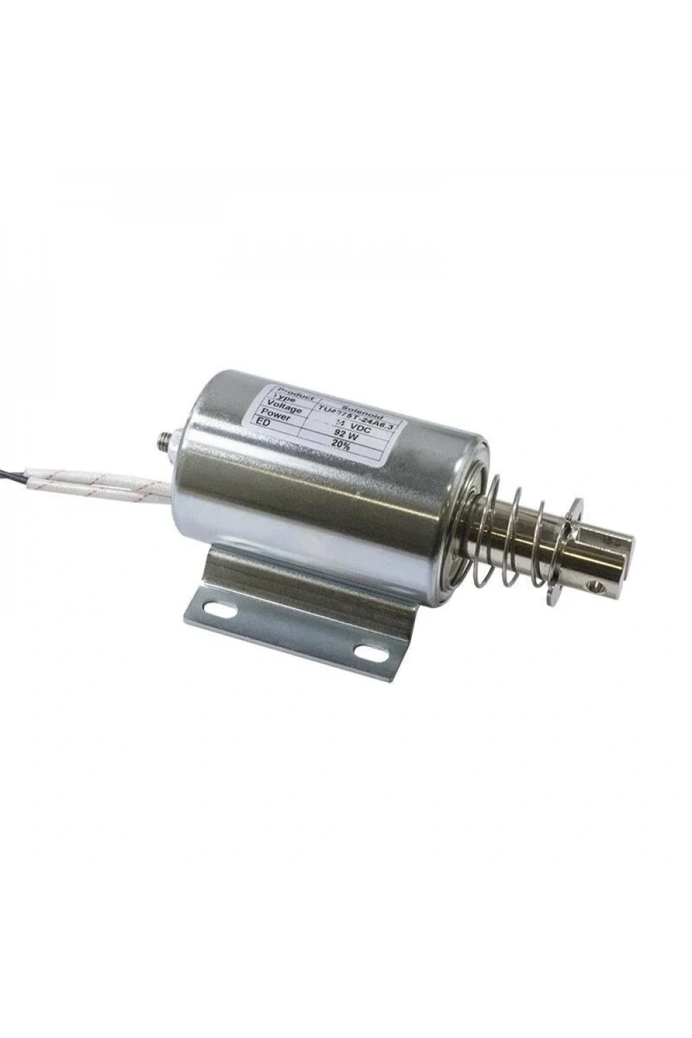 24V 92W İtme - Çekme Selenoid Bobin 30mm Stroke
