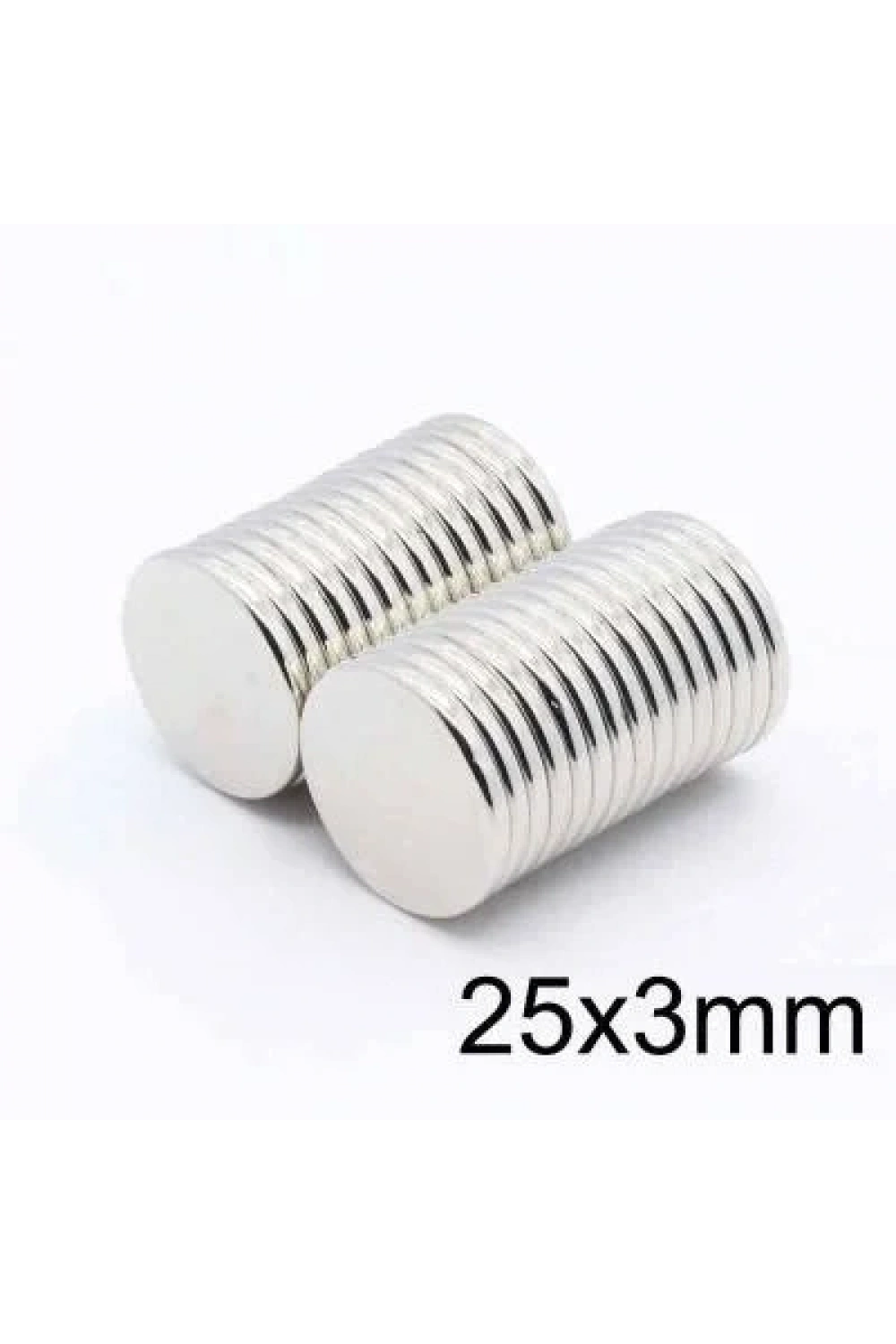 25X3mm Neodyum Güçlü Mıknatıs - Neodim Magnet