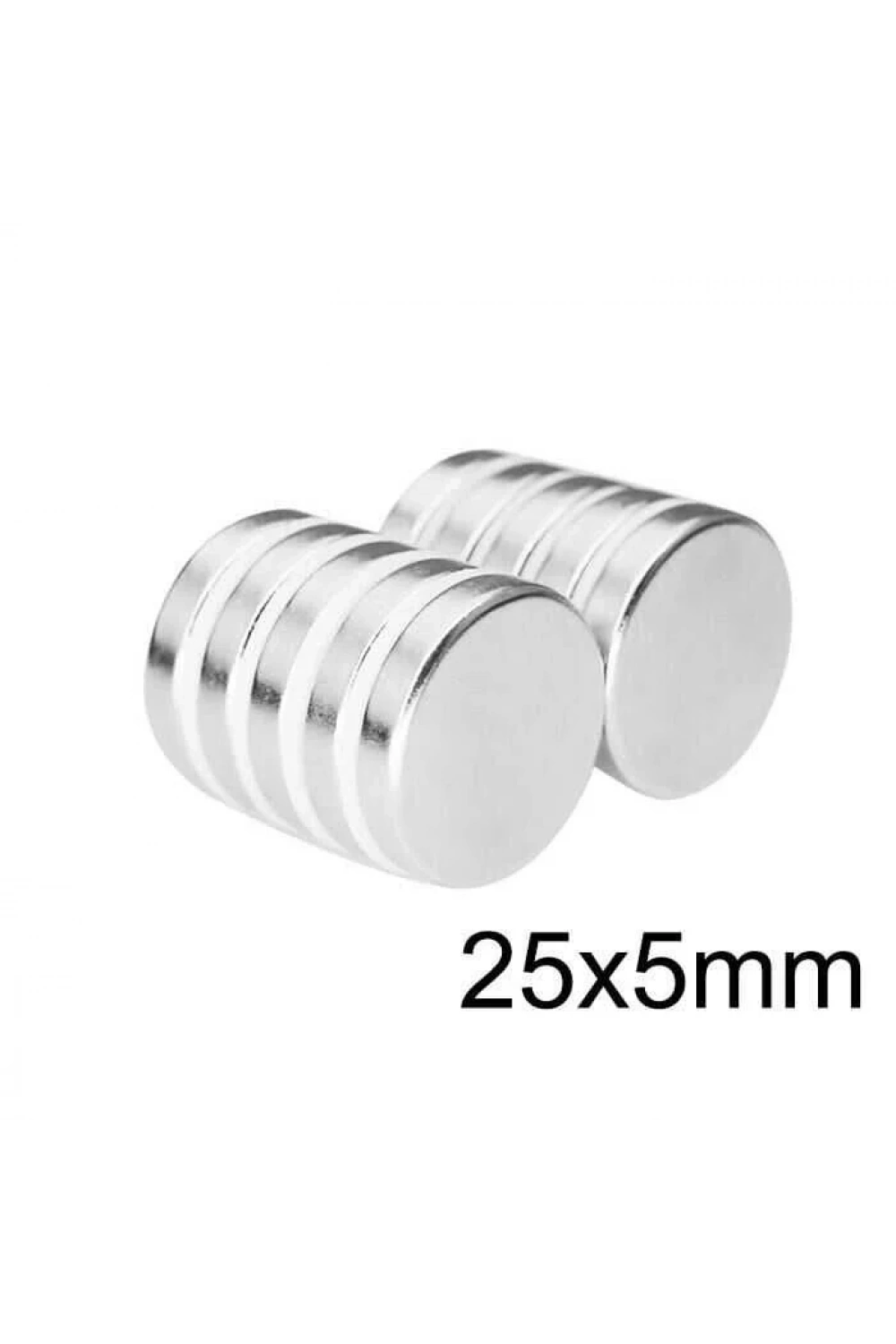 25X5mm Neodyum Güçlü Mıknatıs - Neodim Magnet