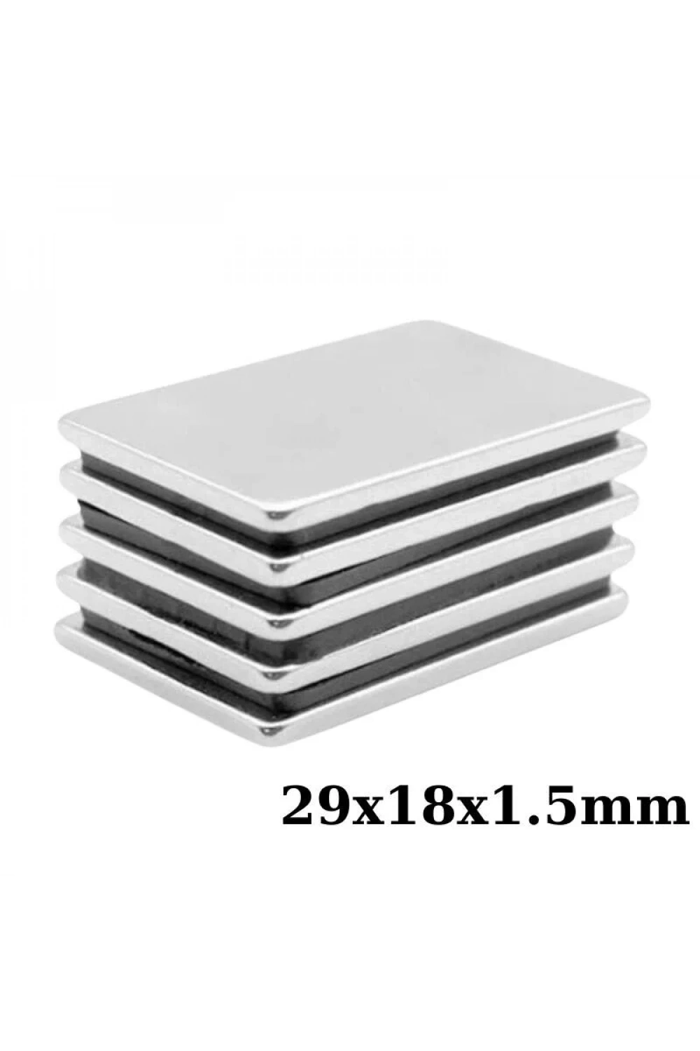 29x18x1.5mm Neodyum Güçlü Mıknatıs - Neodim Magnet