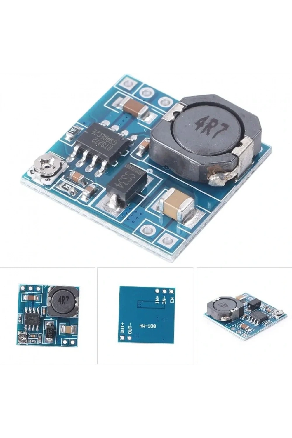 2A Mini Ayarlanabilir DC-DC Voltaj Düşürücü Modül