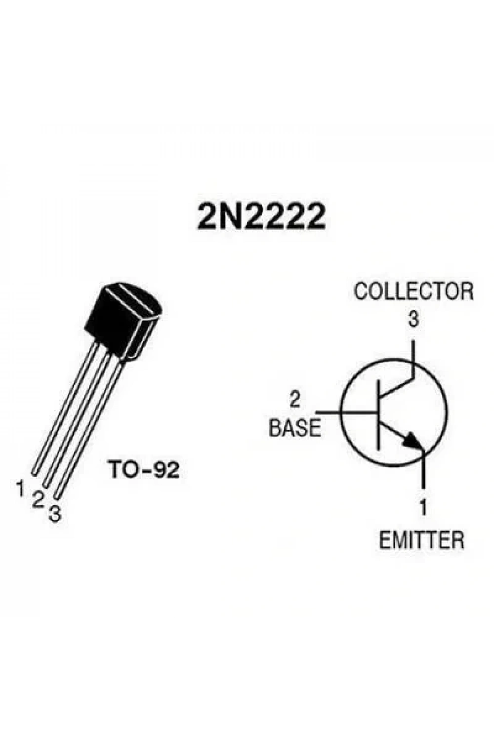 2N2222 - TO92 NPN Transistör