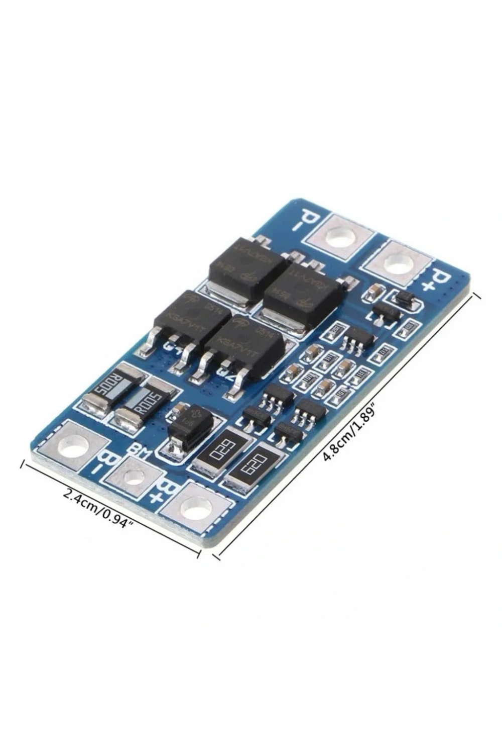 2S 10A BMS 7.4V 18650 Lityum Pil Koruma Devresi