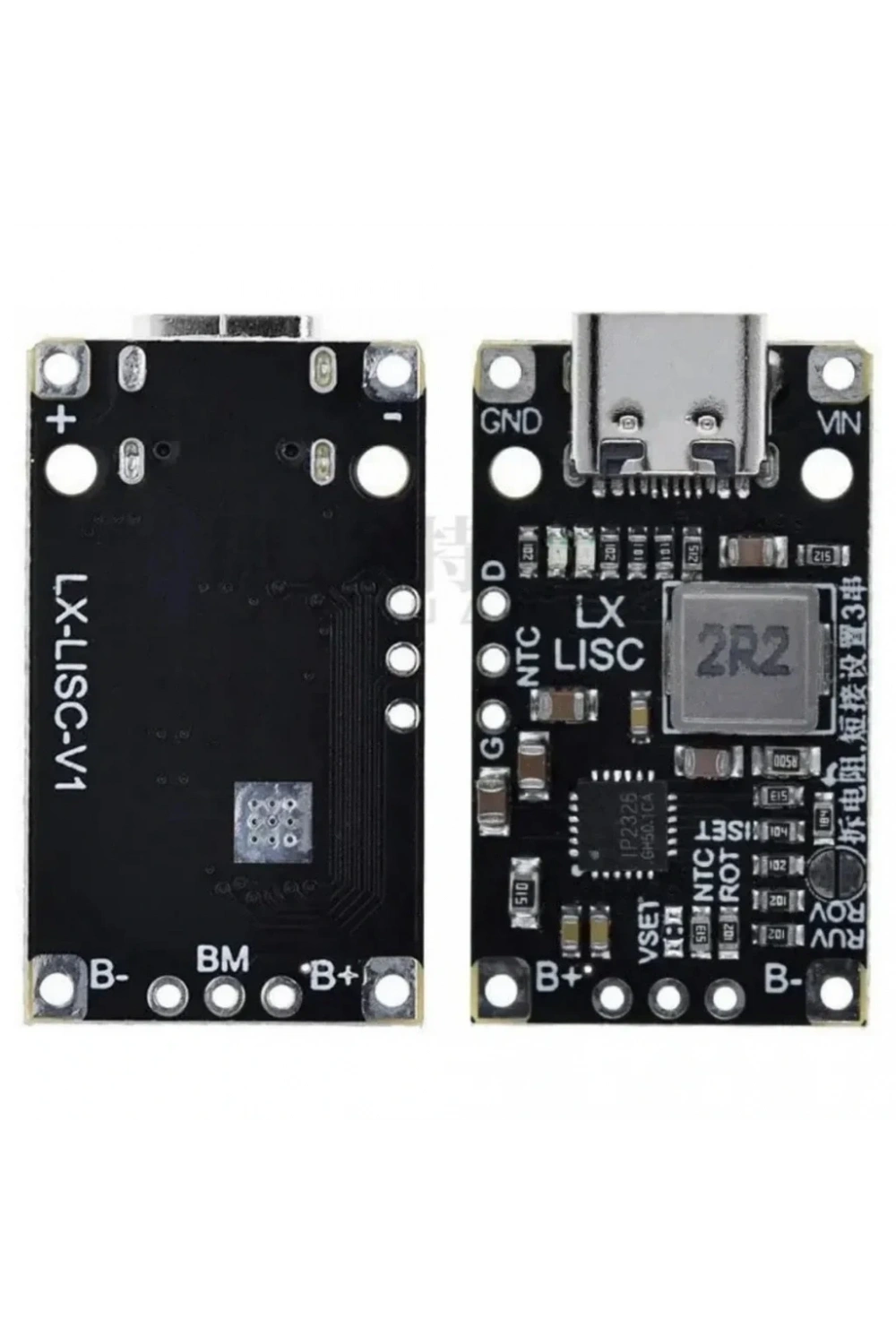 2S 7.4V Lityum Pil Şarj Kontrol Devresi Type-C