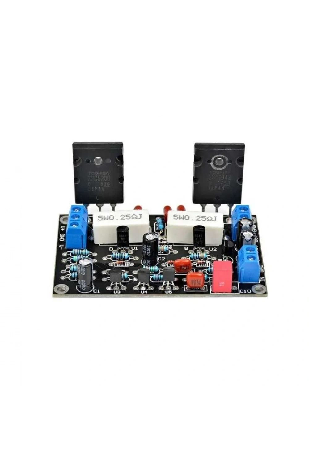 2SC5200 + 2SA1943 100W Mono Amfi Modülü