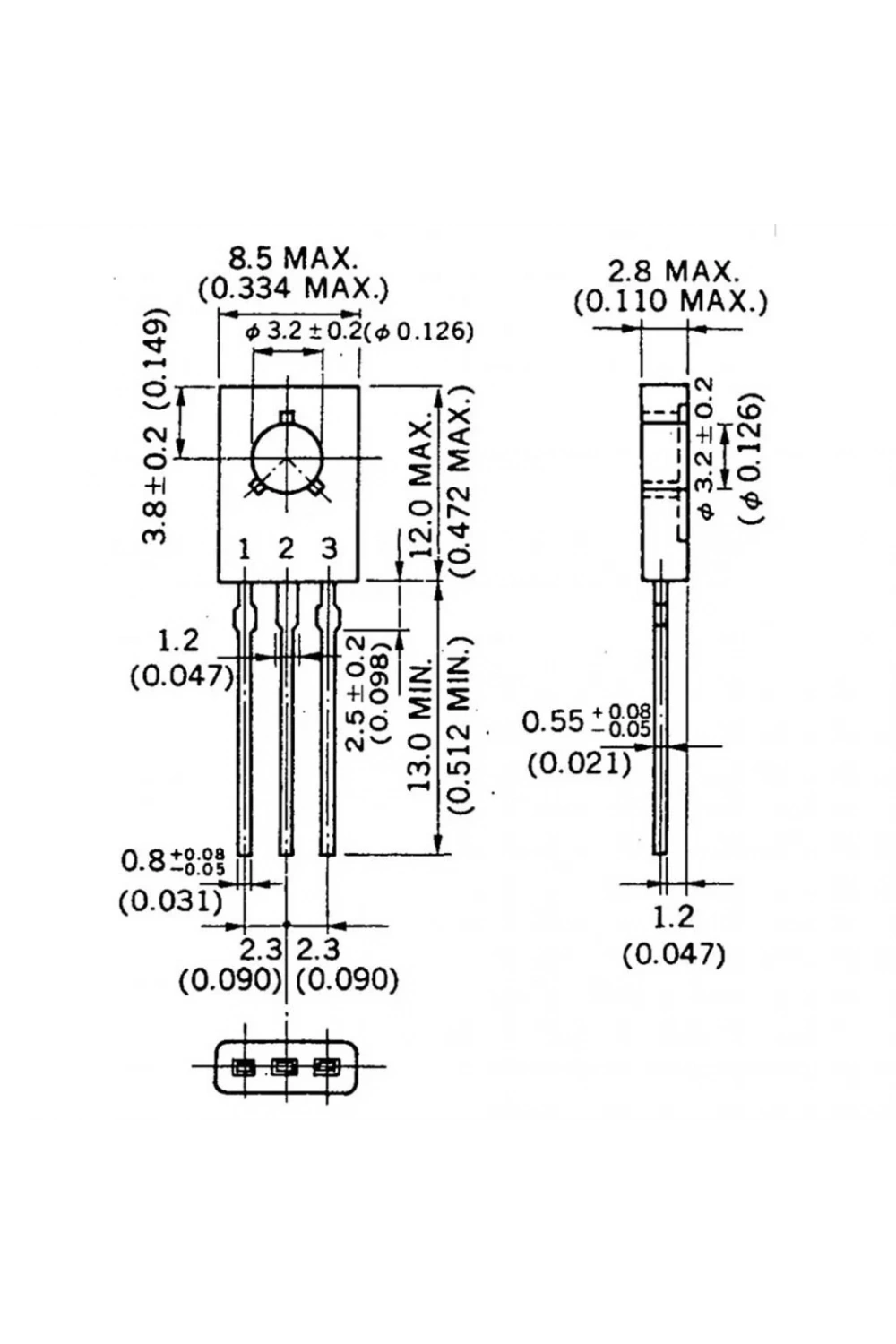 2SD882P-AZ Npn Tht Transistör To-126