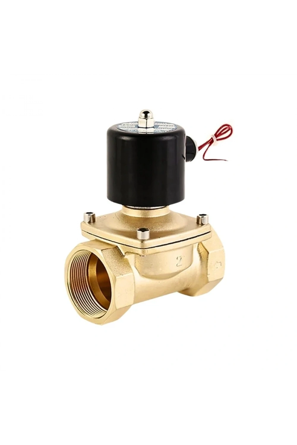 2W-200-20 DC 12V NC Elektromanyetik Valf - Solenoid Valf