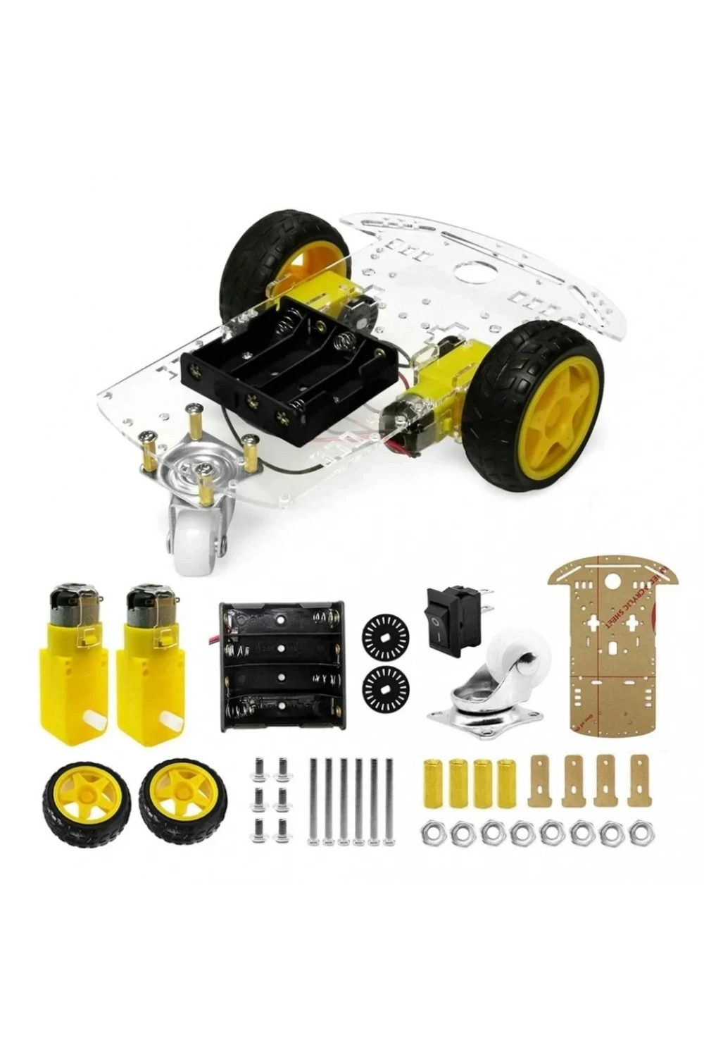 2WD Robot Araba Kiti