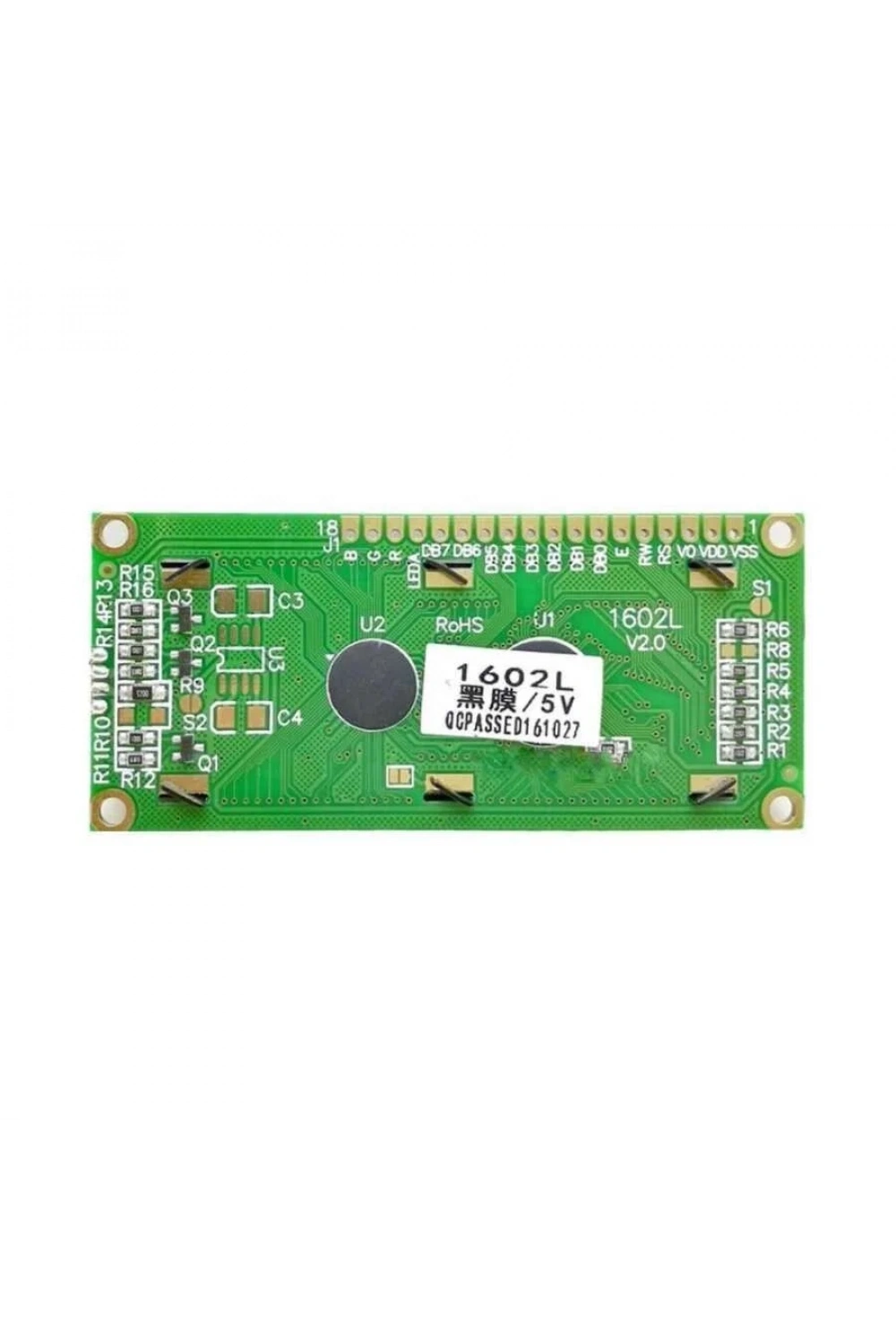 2X16 Lcd Display Sol Üst RGB - SMR1602L