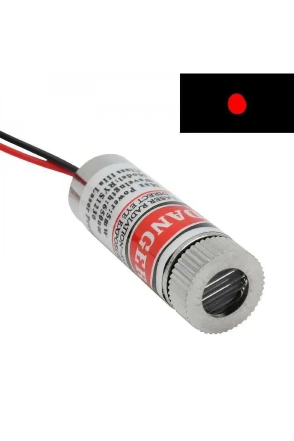 3-5V Nokta Lazer Diyot 5mW 650nm - rys1230