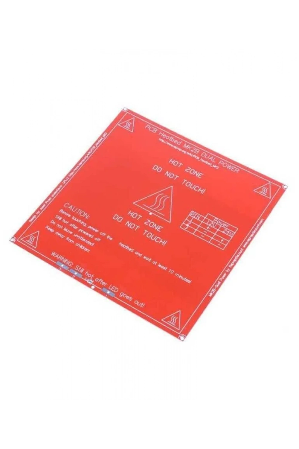 3 Boyutlu Yazıcı Isıtıcı Tablası - MK2A Heatbed