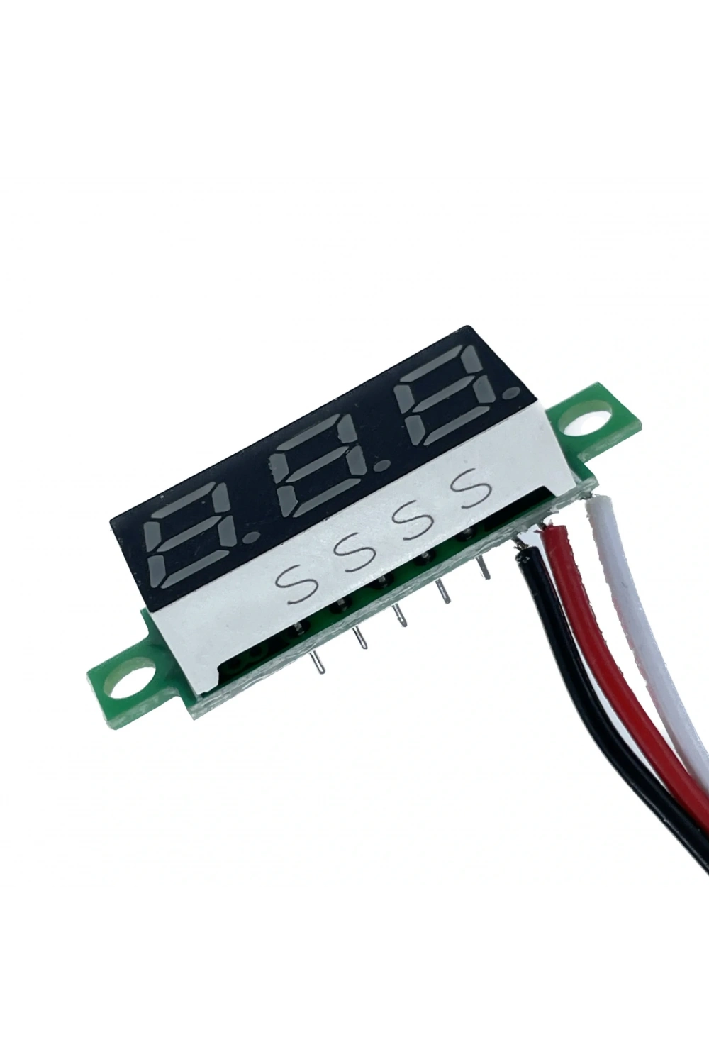 3 Kablo Mini Dijital Voltmetre 0.28inch 0-100V DC
