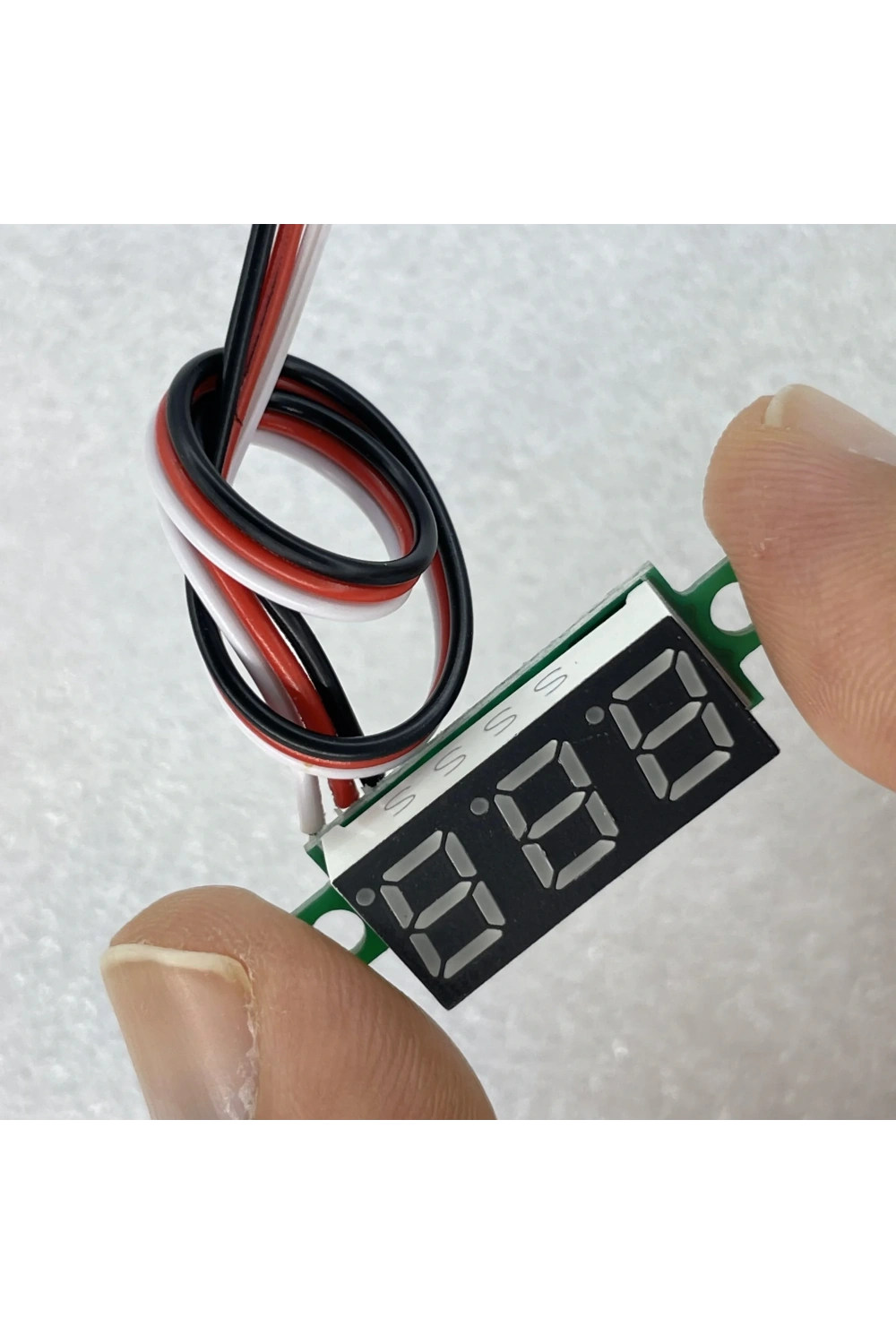 3 Kablo Mini Dijital Voltmetre 0.28inch 0-100V DC