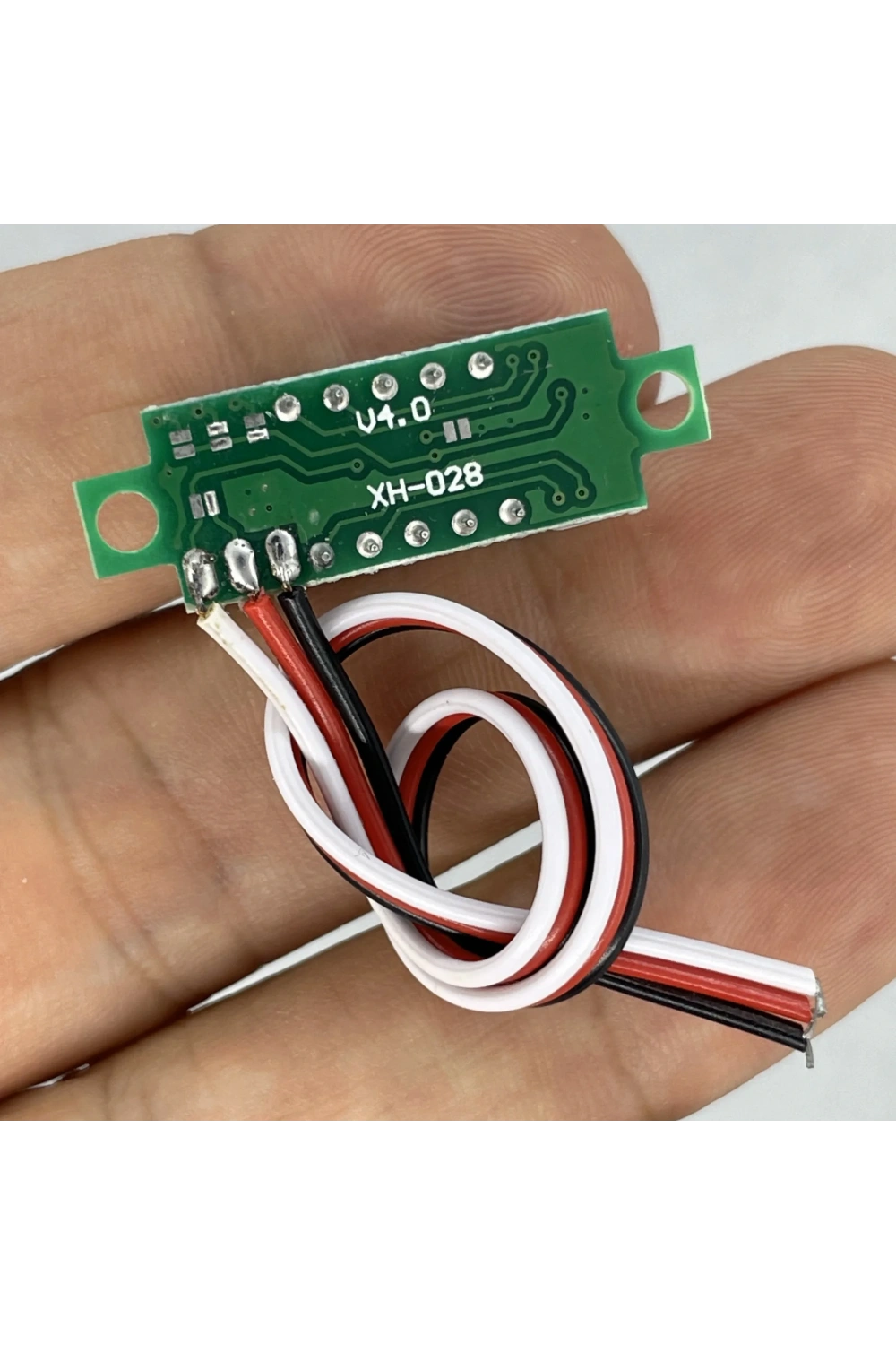 3 Kablo Mini Dijital Voltmetre 0.28inch 0-100V DC