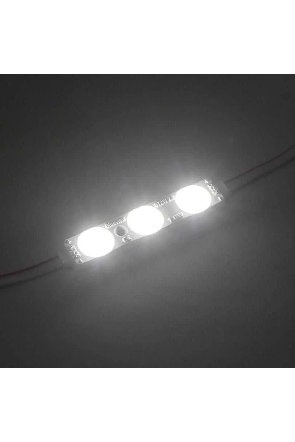 3lü Mercekli Modül Led - Beyaz 12V 1W