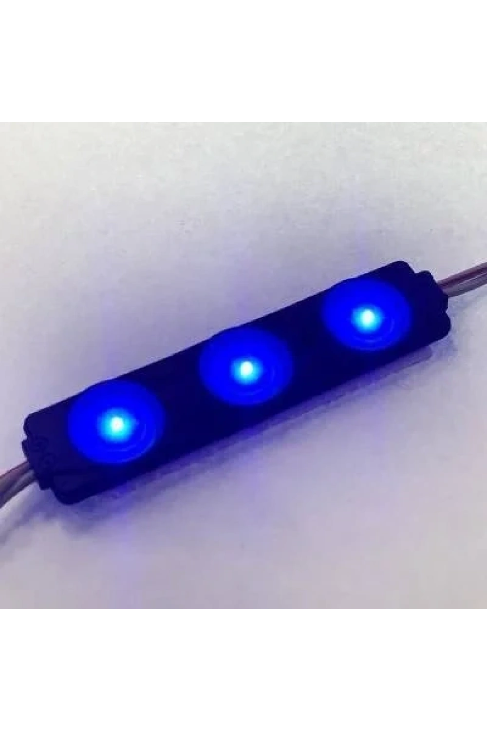 3lü Mercekli Modül Led - Mavi 12V 1.5W