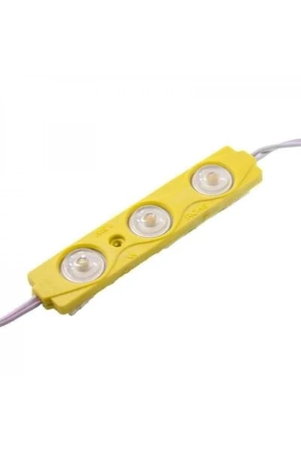 3lü Mercekli Modül Led - Sarı 12V 1.2W