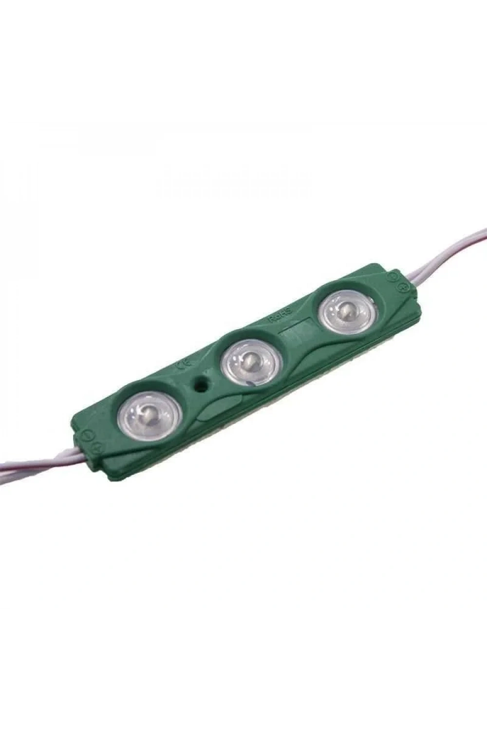3lü Mercekli Modül Led - Yeşil 12V 1.5W