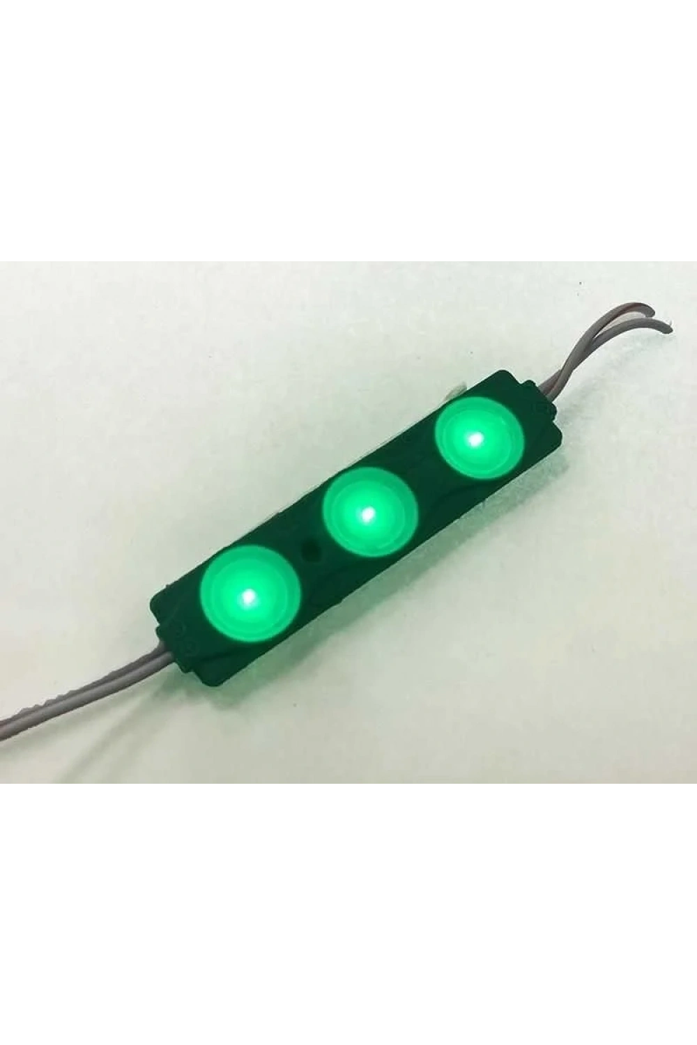 3lü Mercekli Modül Led - Yeşil 12V 1.5W