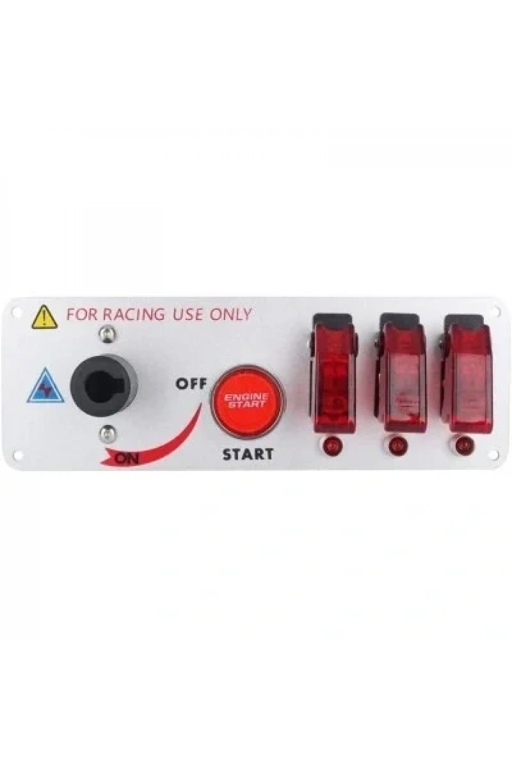 3lü ON-OFF Toggle Switch Panel - Motor Start Butonlu ve Kontak Anahtarlı