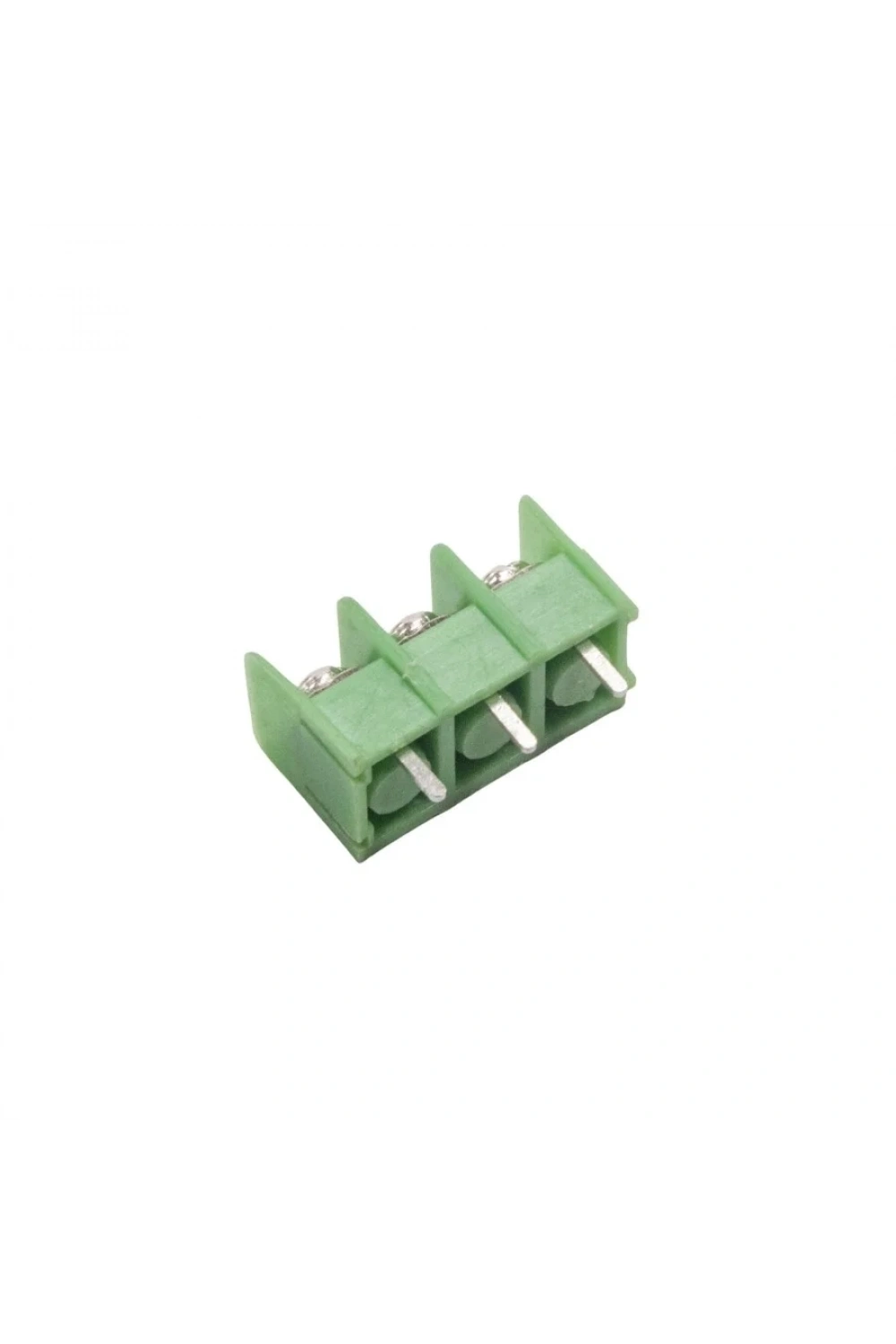 3 Pin Bariyer Klemens - 7.62mm Yeşil