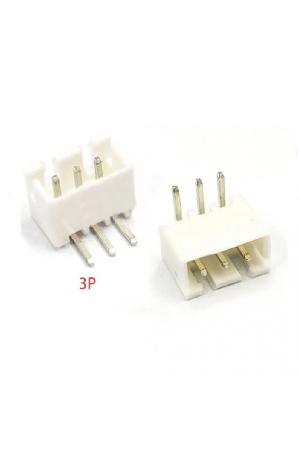 3 Pin JST-XH 2.54 Tunik Konnektör Erkek Eğik 90°