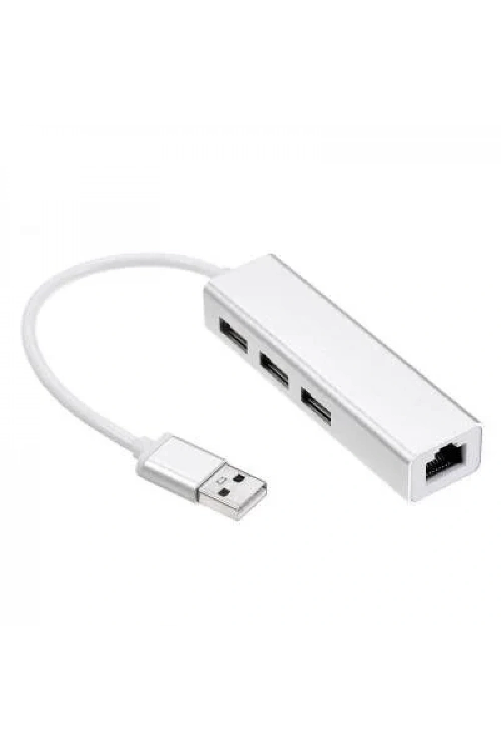 3 Port USB 2.0 Çoklayıcı + 100 Mpbs Ethernet USB Çevirici RJ45