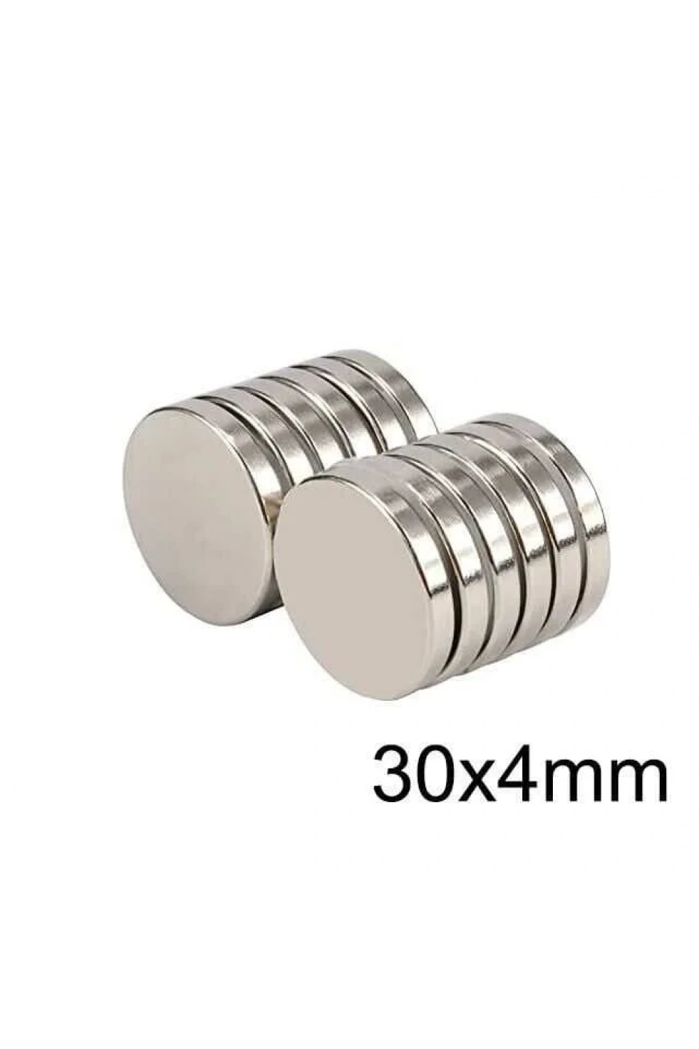 30X4mm Neodyum Güçlü Mıknatıs - Neodim Magnet