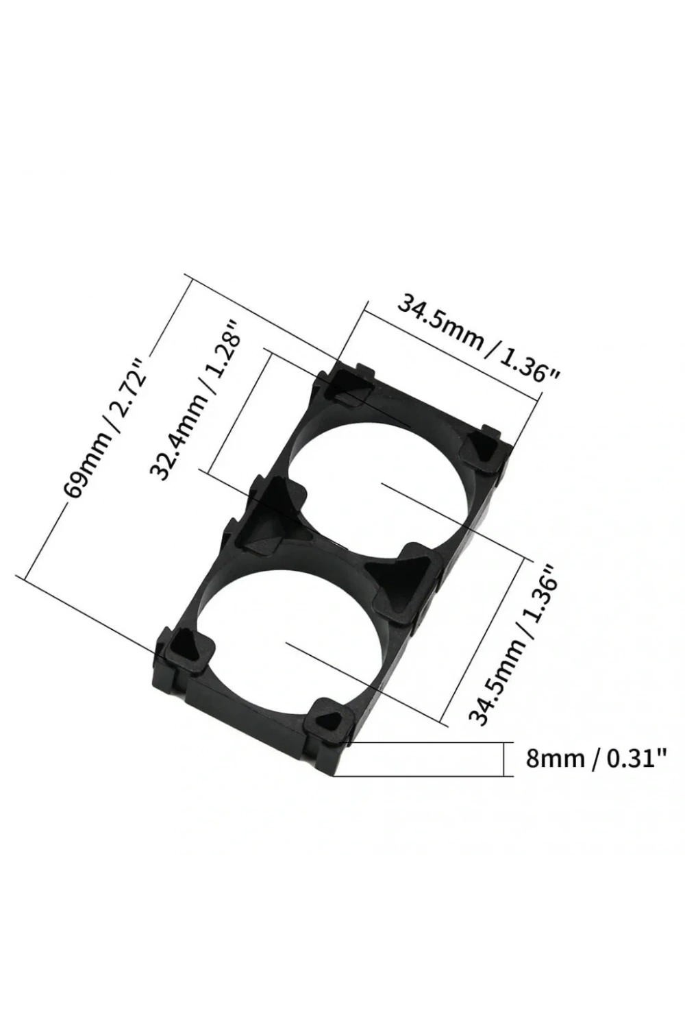 32700 Li-ion Pil Tutucu Braket 2li