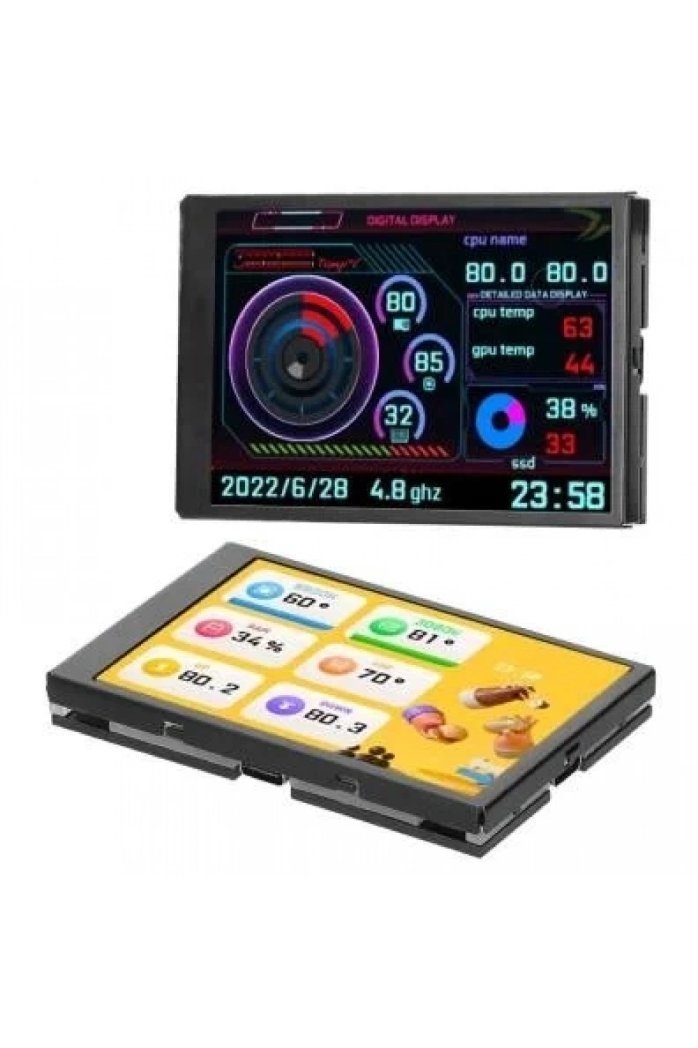 3.5 inç USB LCD Ekran - CPU GPU RAM HDD Monitörü