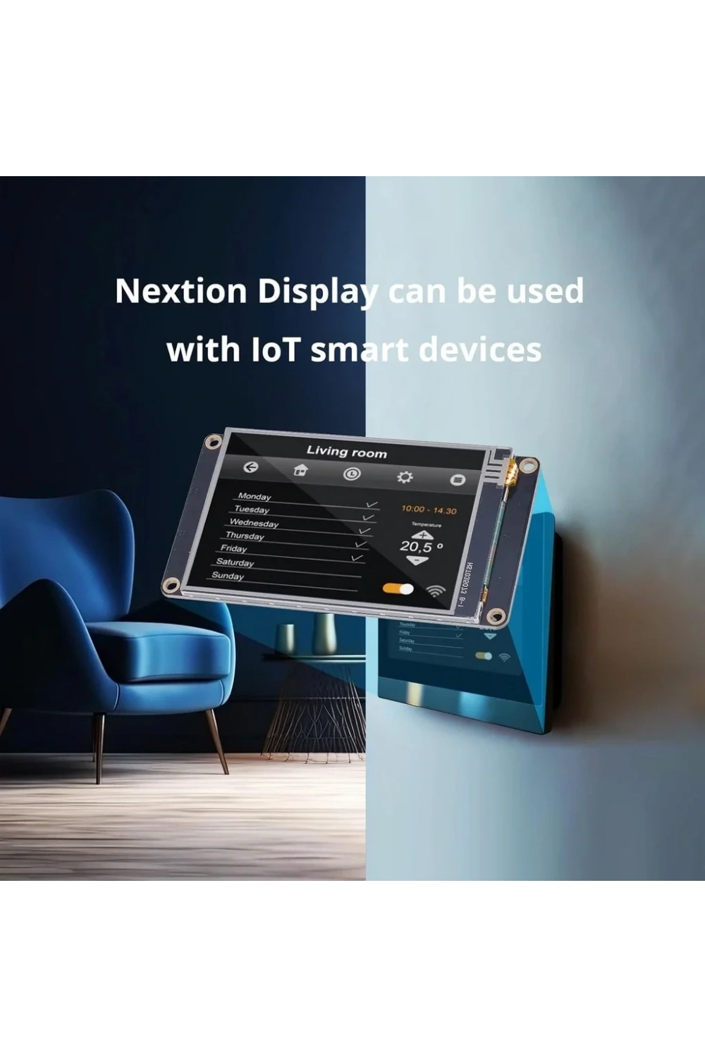 3.5 Inch Nextion 32MB Dahili Hafıza NX4832K035