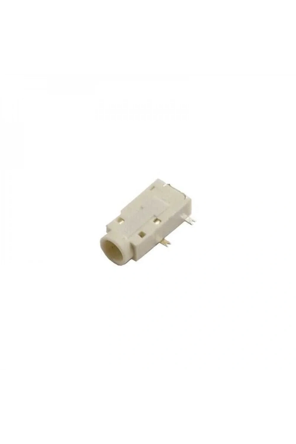 3.5mm Stereo 4-Pin SMD Jack Dişi - Beyaz